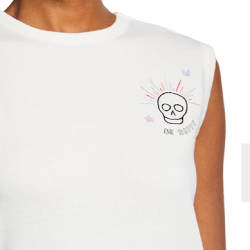 PJ Salvage Skull Doodle Top size Medium - Picture 5 of 6